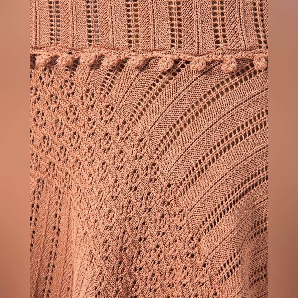 NWT Jonathan Simkhai Crochet Handkerchief Hem Dress Size M - Picture 5 of 7